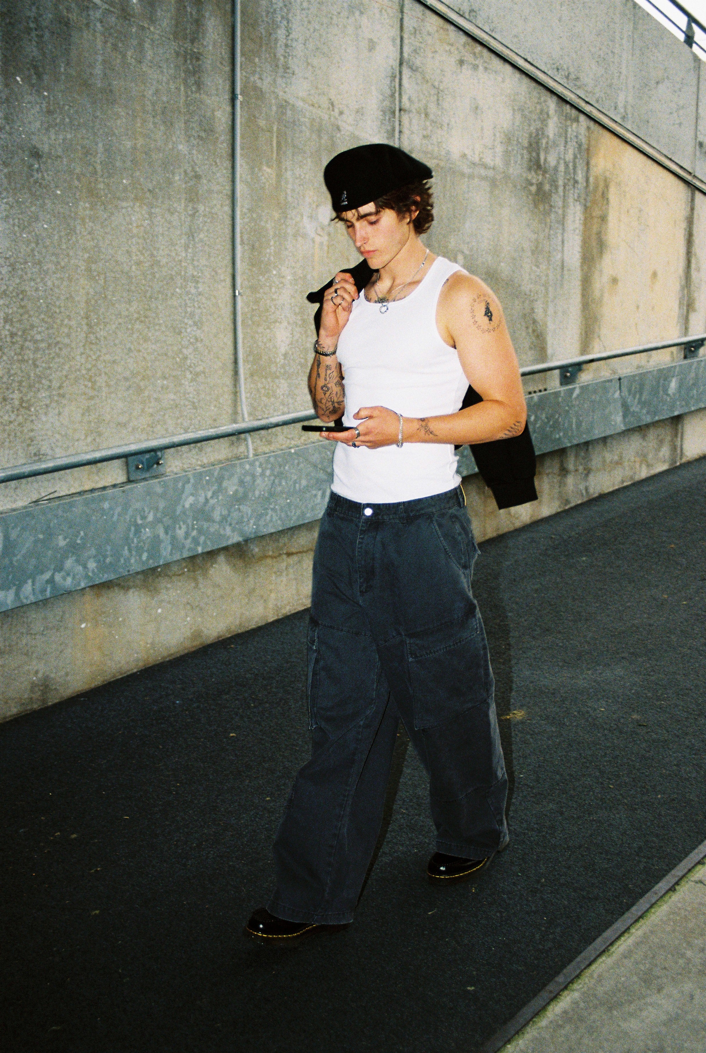 UTILITY PANT - WASHED GREY