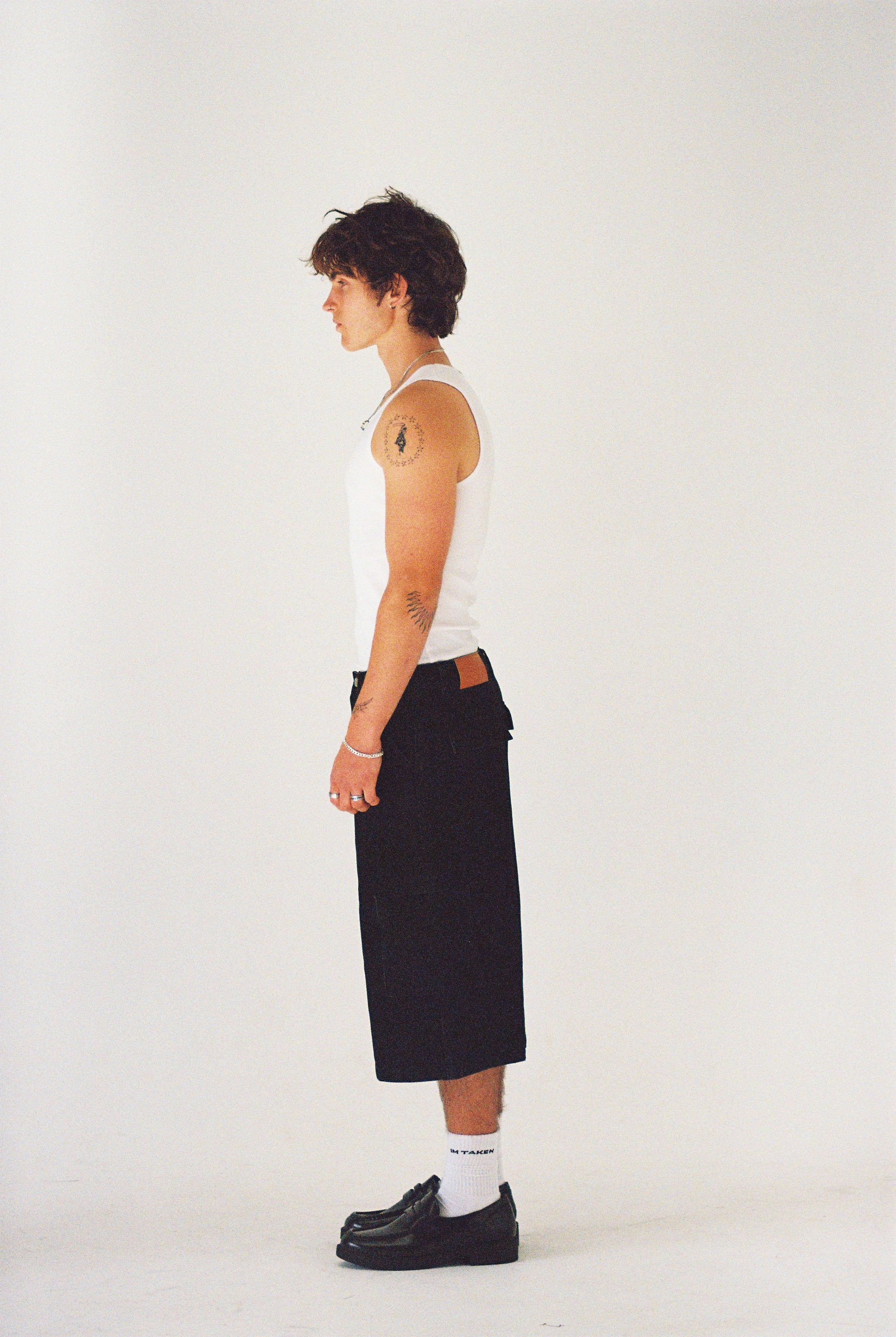 CARGO JORTS - WASHED BLACK