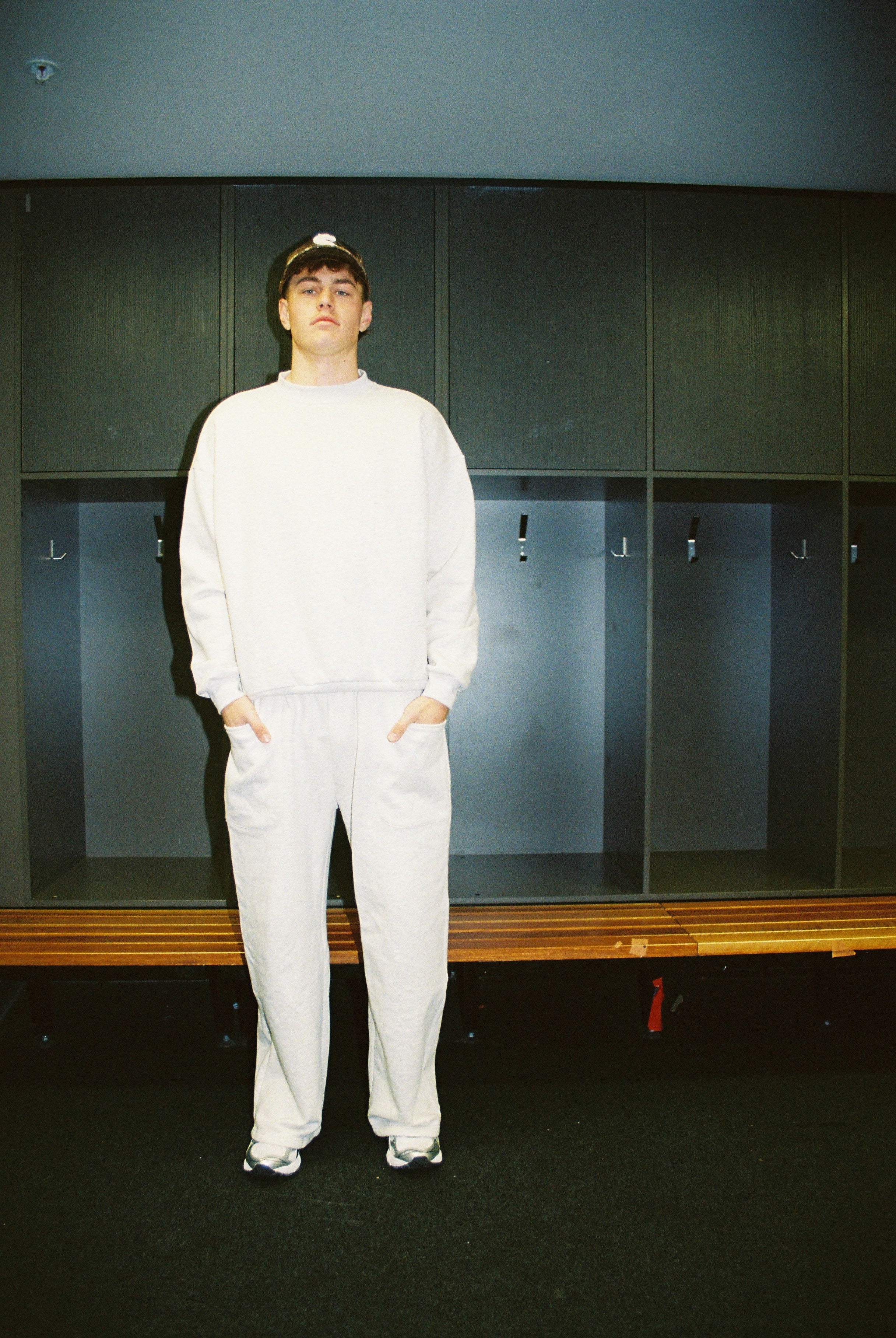 CAPSULE SWEATPANTS - GREY MARL