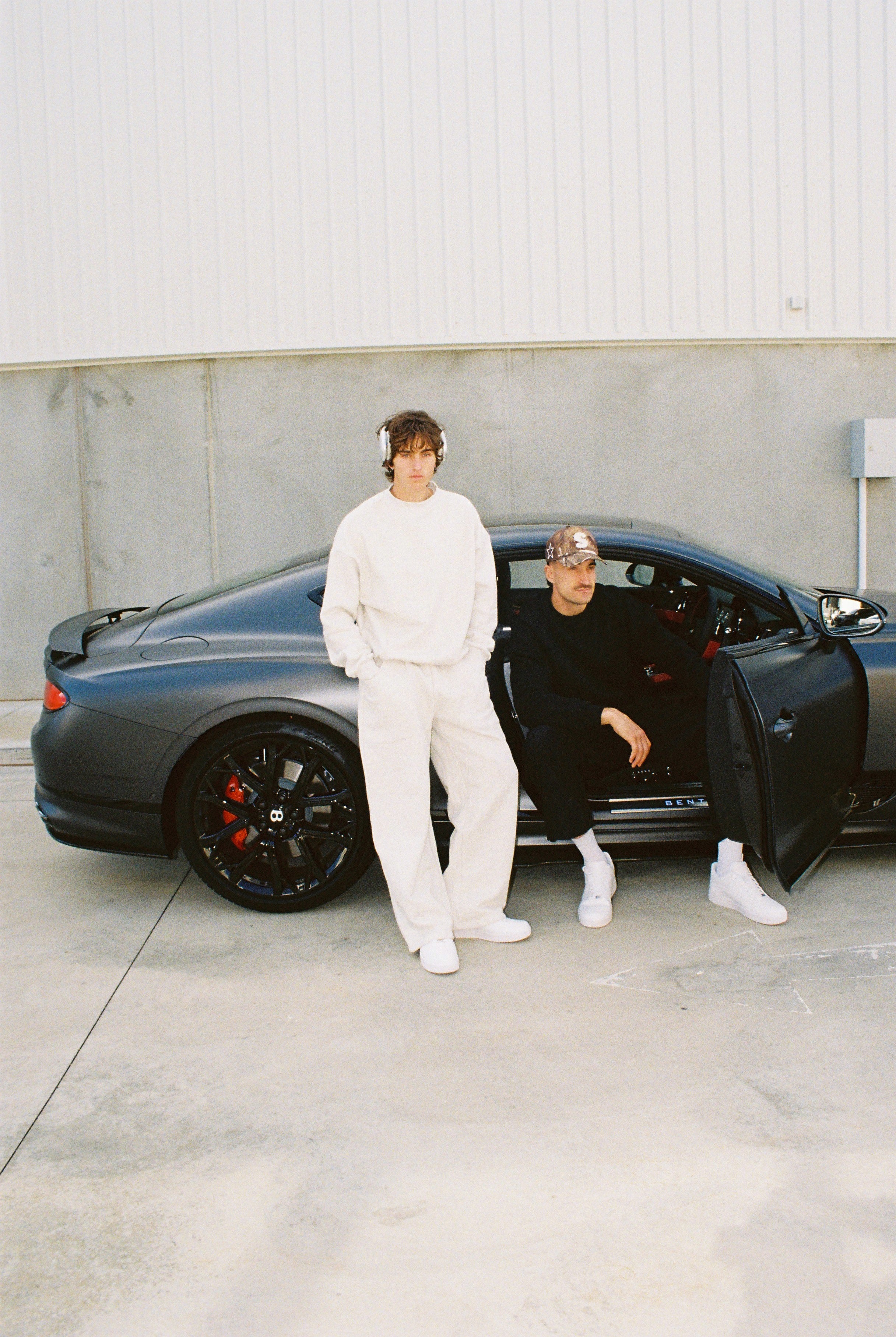 CAPSULE SWEATPANTS - GREY MARL